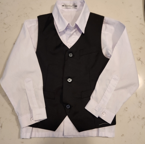 YuanLu 4 pc Black Suit Size 4 child - Picture 9 of 15